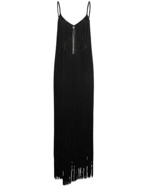 Alexander Wang Tassel Mesh Dress - Black