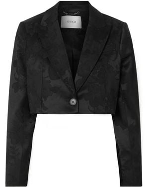 Erdem Genevieve Wool Blend Jacket - Black