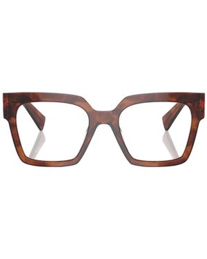 Miu Miu Square-Frame Glasses - White