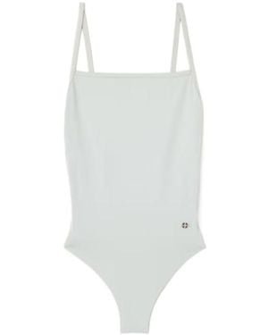 Loro Piana Spaghetti Strap One-Piece Swimsuit - White