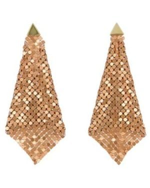 Rabanne Chainmail Earrings - Natural