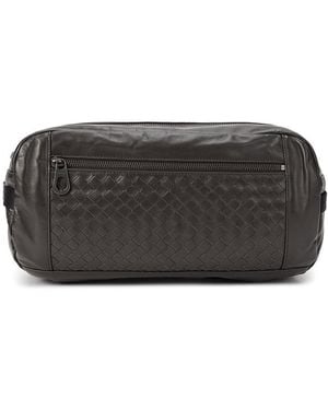 Bottega Veneta Logo Details Waist Pack - Grey