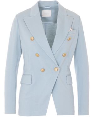 Circolo 1901 Double-Breasted Blazer - Blue