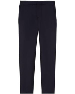 Loro Piana Mid-Waist Casual Trousers - Blue