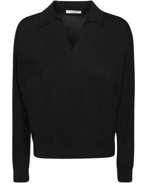 Incotex Collared Knitwear - Black