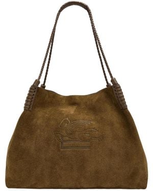 Etro Minimalist Handbag - Brown