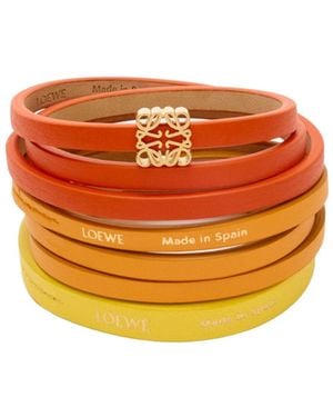 Loewe Twist Double Bracelet - Orange
