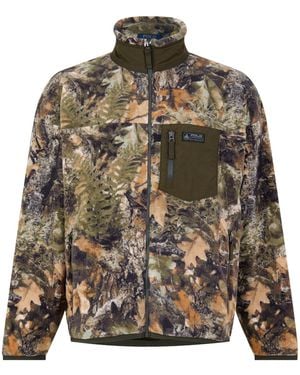 Polo Ralph Lauren Stand-Collar Full-Zip Fleece Jacket - Brown