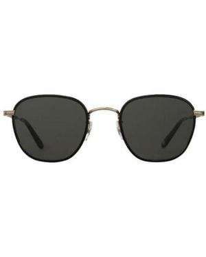Garrett Leight Logo Sunglasses - Black