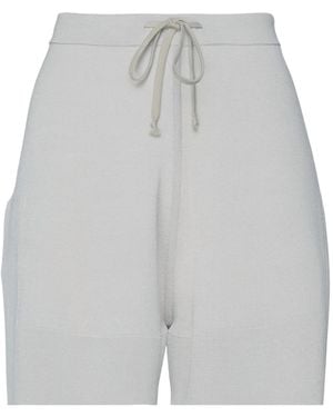 Rick Owens Solidcolor Knit Shorts - Grey