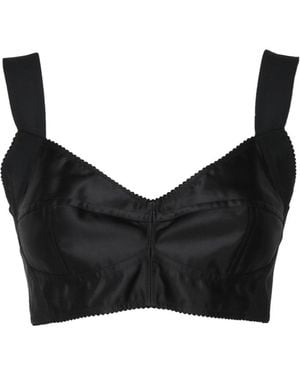 Dolce & Gabbana Sleeveless Tops - Black
