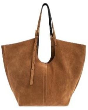 AllSaints Ara Large Tote Bag - Brown