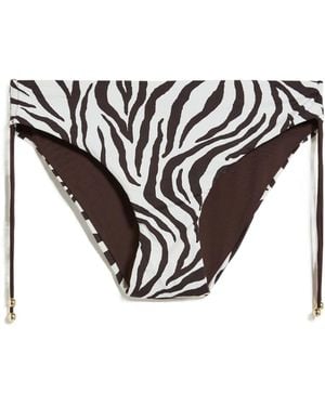 Max Mara Printed Nylon Briefs - Black