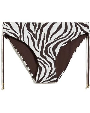 Max Mara Printed Nylon Briefs - Black