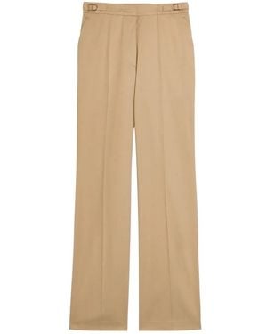 Gabriela Hearst Straight-Leg Cotton Pants - Natural