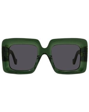 Loewe Square Frame Sunglasses - Green