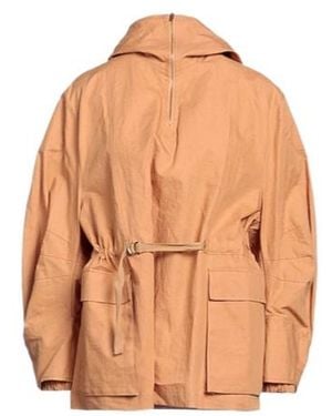 Jacquemus Hooded Longsleeve Trench Coat - Natural