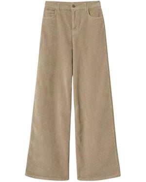 Twinset Logo Casual Pants - Natural