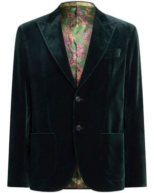 Etro Single-Breasted Jacket - Black