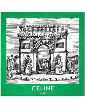 Celine Arc Bandana, 55 - Green