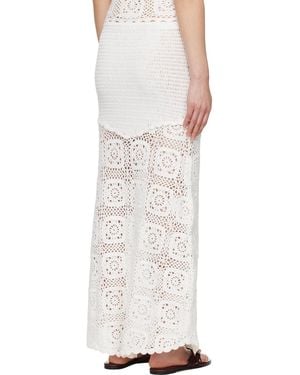Holzweiler Rosie Crochet Skirt - White
