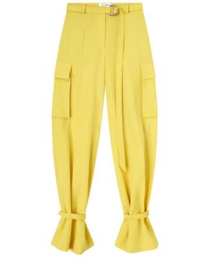 The Attico The Long Trousers - Yellow
