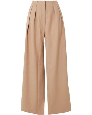 Frankie Shop Tansy Pleated Trousers - Natural