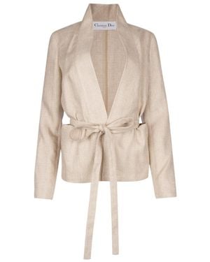 Dior Long-Sleeved Jacket - Natural