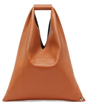 MM6 by Maison Margiela Japanese Small Tote Bag - Brown