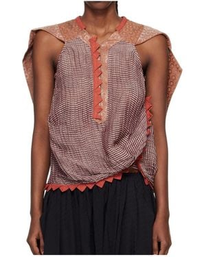 Kiko Kostadinov Weathervane Top - Red