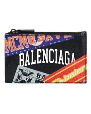 Balenciaga Cash Large Long Coin And Card Holder - White