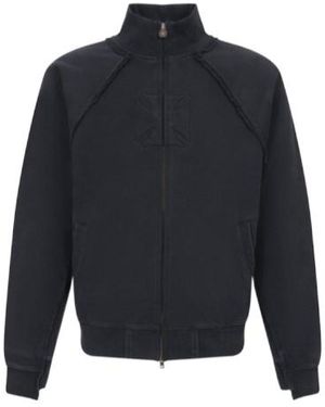 Vetements Long-Sleeved Zip-Up Cardigan - Blue