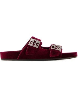 Tory Burch Mellow Pavé Sandals - Red