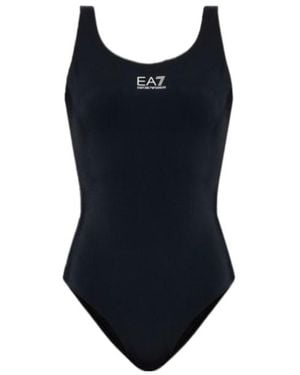EA7 Sleeveless One-Piece Swimsuit - Blue