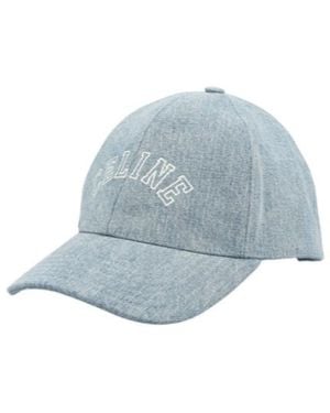 Celine Logo Hat - Blue