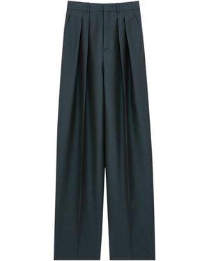 Saint Laurent Casual Trousers With Belt Loops - Grey