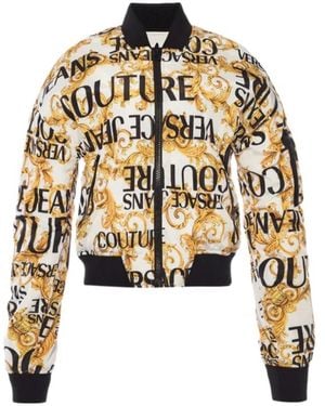 Versace Jeans Couture Baroque Printed Double-Sided Casual Jacket - Metallic
