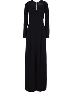 Roland Mouret Elastic Crepe Jumpsuit - Black