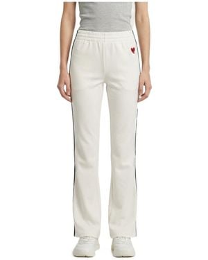 Marissa Chiara Heart Pattern Joggers - White