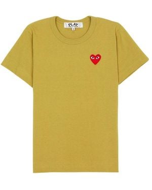 Comme des Garçons Crew Neck T-Shirt - Yellow