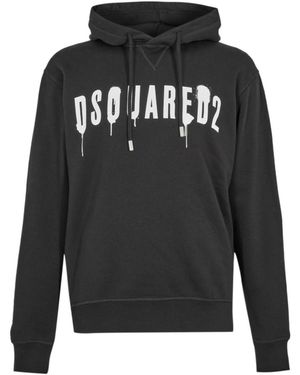 DSquared² Spray Hoodie - Black