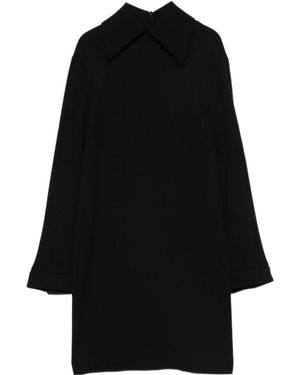 Semicouture Long Sleeve Dress - Black