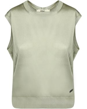 Fendi Sleeveless Top - Green