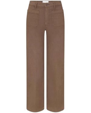 FRAME The Refined Patch Pocket Jeans - Brown