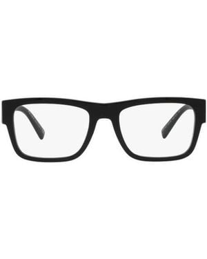 Prada Eyewear Rectangular Frame Glasses - White