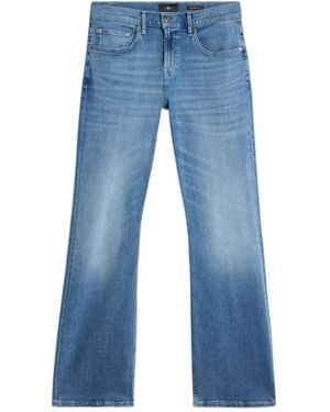 7 For All Mankind Bootcut Stretch Jeans - Blue