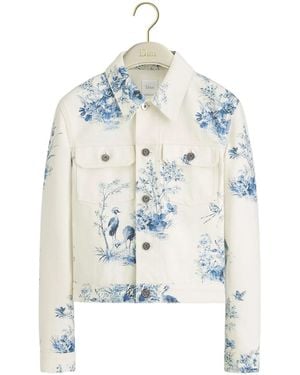Dior Iviera Cropped Jacket - White
