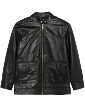 Anine Bing Leather Jacket - Black