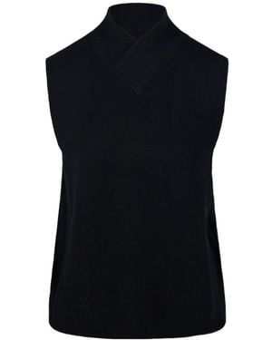 Studio Nicholson Sleeveless Knitted Vest - Black