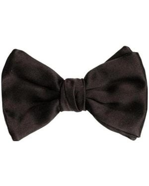 Giorgio Armani Adjustable Bow Tie - Black